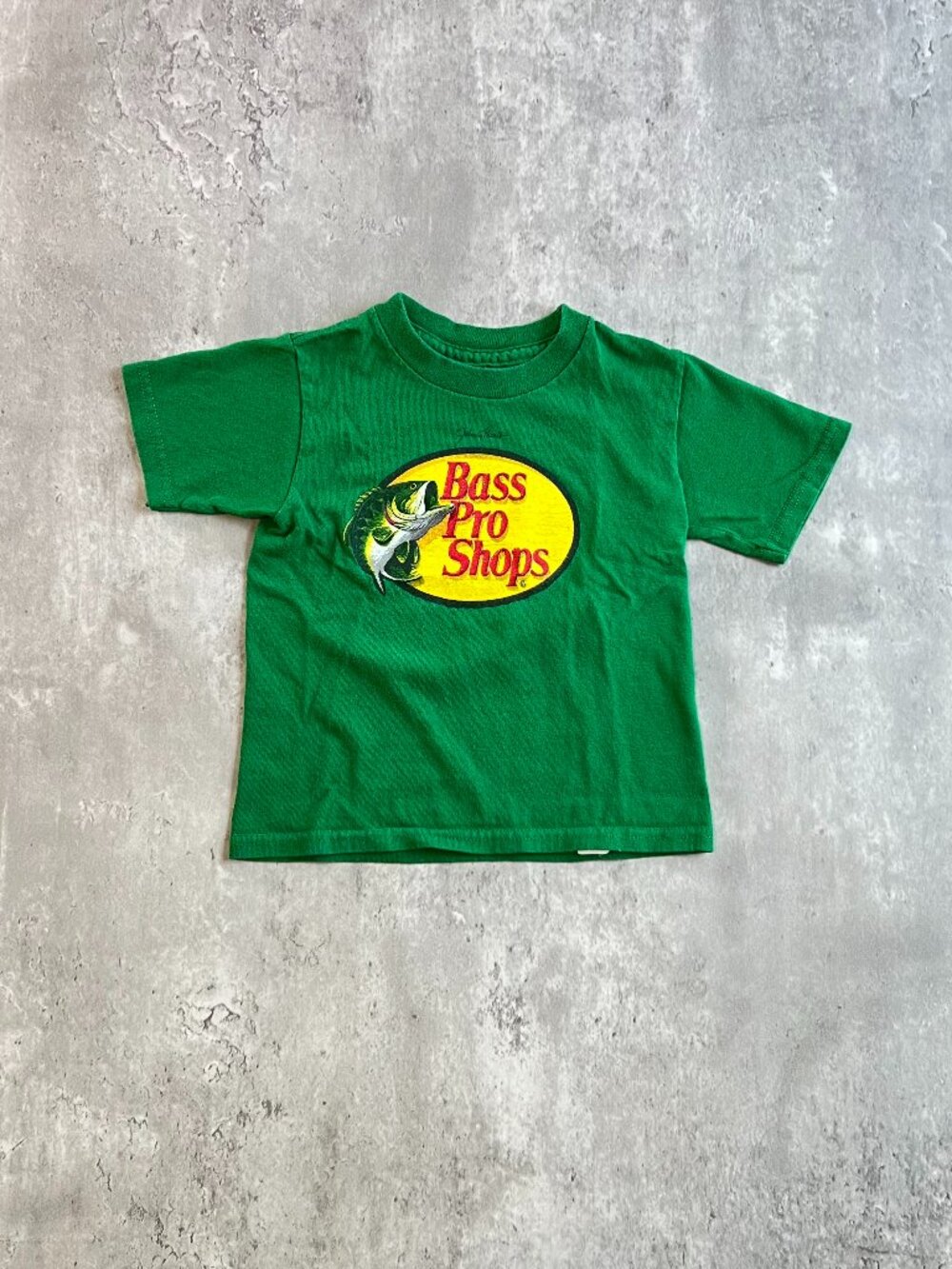 Bass Pro Shops T-Shirt Toddler Size 2T Green Graphic Short Sleeve